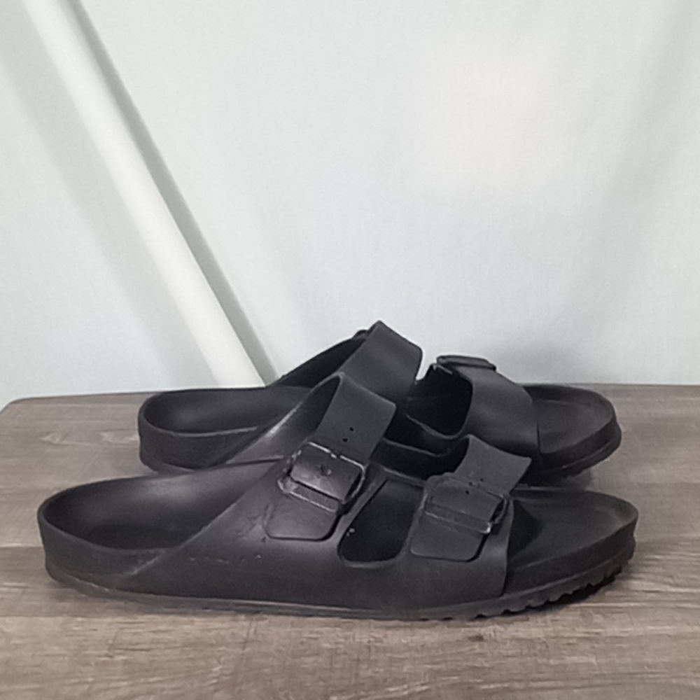 Birkenstock Arizona Essentials EVA Slide Sandal- Black Size 12/EU 45